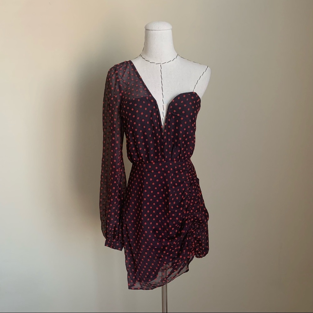 H:ours x REVOLVE Behati One Shoulder Mini Dress S